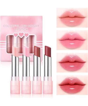 CHAKAE 4 Pack Colorful Lipsticks - Soft Matte Lipstick - Shiny Lipstick - Nourishing Moisturizing Lipstick for Dating - Buy Online on GoSupps.com