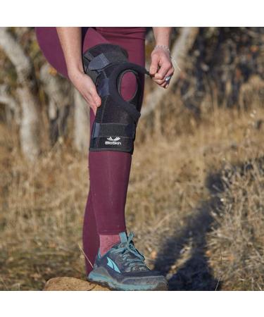 BioSkin Wraparound Patella Stabilizer Knee Brace - Relief for Patellofemoral Pain & Dislocation - Small Size for Left/Right Kneecap Tracking - Buy Online on GoSupps.com