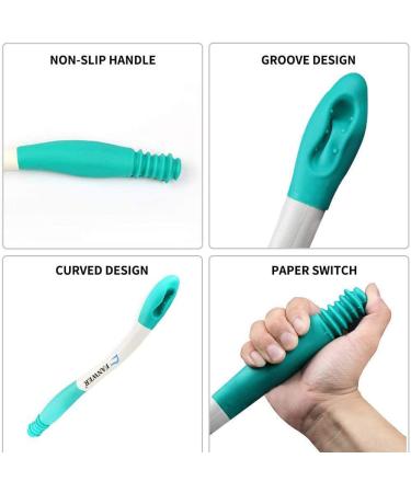 Long Handle Bottom Wiper Set for Independent Living - Household & Travel | Toilet Assist Tool 2pcs - Buy Online on GoSupps.com