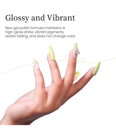 MAYCHAO 15ML Gel Nail Polish 1Pc Yellow Gel Polish Soak Off UV LED Spring Maize Nail Polish Nail Art Starter Manicure Salon DIY at Home 0.5 OZ - Buy Online on GoSupps.com