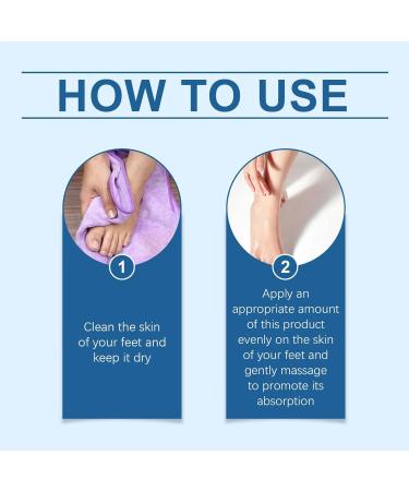 Foot Lotion Moisturizing Heel Cream - Nourishing and Softening for Athletes Seniors Women and Men - Buy Online on GoSupps.com