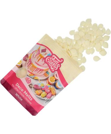 FunCakes Deco Melts White 250g - AZO Free | Pack of 1 - Buy Online on GoSupps.com