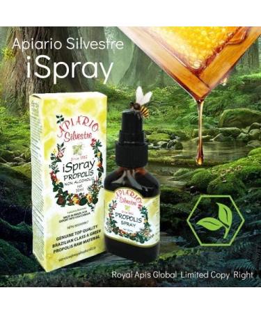 Immune booster/ Immune System Support/ Sore Throat/ Great for Cold & Flu Symptoms - Official Distributor - 5 bottles of Apiario Silvestre Brazilian Green Bee Propolis Spray Glycolic Extract-Non Alcoholic Wax Free Sugar Free - Buy Online on GoSupps.com