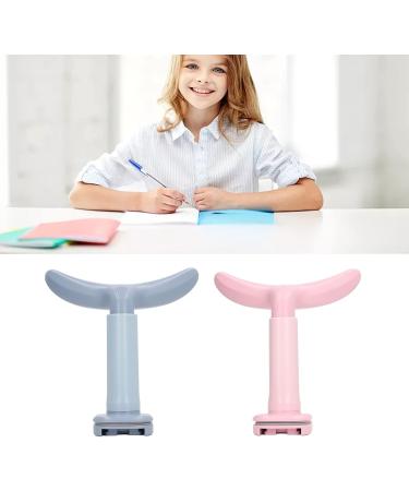 Sitting Posture Corrector for Children - Height Adjustable T-shaped Trainer (Blue) | Eye Protection & Myopia Prevention - Buy Online on GoSupps.com