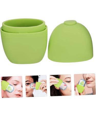 FOMIYES Silicone Face Ice Tray & Roller - Cold Therapy Gua Sha Massage Tool for Radiant Skin | 11.5x7cm - Buy Online on GoSupps.com