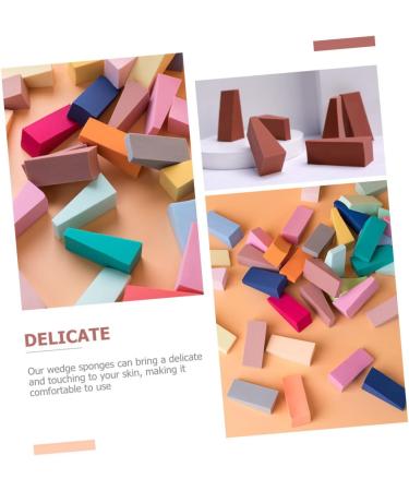 150 Pieces Triangle Makeup Sponge Small Cosmetic Touch Powder Puff Small Cosmetic Sponge Blender Wet and Dry Wedge Makeup Foundation Makeup Puff Foundation - Buy Online on GoSupps.com