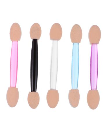 Beavorty Disposable Eyeshadow Brush 5 boxes Eyeshadow/Brush Dual Disposable Double-end Double-ended Sided Shadow Eye