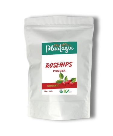 Plantagia Rosehips Powder Organic - 1kg / 2.2 Pounds Nothing Added