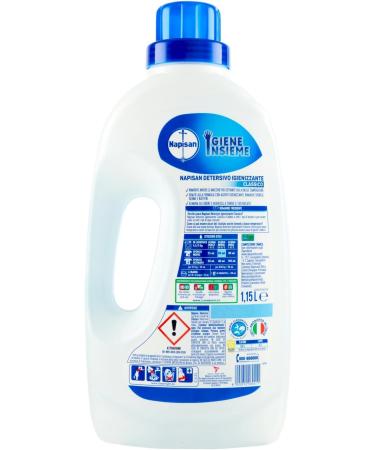 Napisan Liquid Washing Machine Detergent Sanitizer Classic Washes No Colour 1.15 l No Perfume 23 Units - Buy Online on GoSupps.com