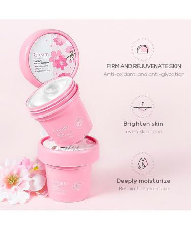 Sakura Face Care Set for Women - 17 Pcs Moisturizing Skin Care Routine with Cream Cleanser Serum & More for Daily Beauty Care - Buy Online on GoSupps.com