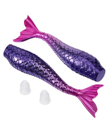 Outanaya DIY Mascara Kit 2pcs Eyeliner Packaging Eyeliner Pencil Lip Gloss Containers Liquid Eyeliner Mermaid As Shown 2 10.5X3.5X2CM