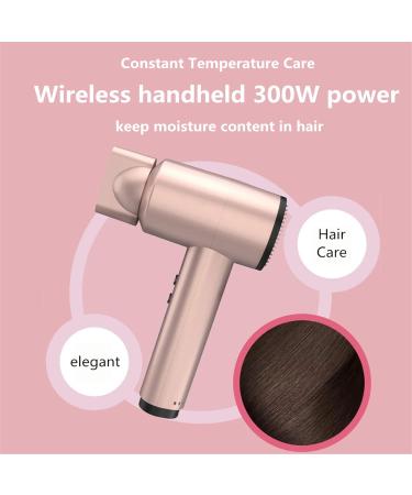 Rechargeable Cordless Hair Dryers Portable Travel Hairdryer Handheld Blow Dryer for Outdoor Home (Blue) - Buy Online on GoSupps.com