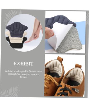 Buy FRCOLOR 3 Pairs Follow-Up Block Heels - Comfortable Cushioned Heel Pads for Men & Women - Wear-Resistant Foot Protector for Casual & Sports Shoes - Buy Online on GoSupps.com