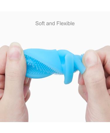 INNERNEED Silicone Face Cleanser and Massager Brush - Pack of 4 | Gentle Manual Facial Scrubber for Sensitive and Dry Skin - Buy Online on GoSupps.com