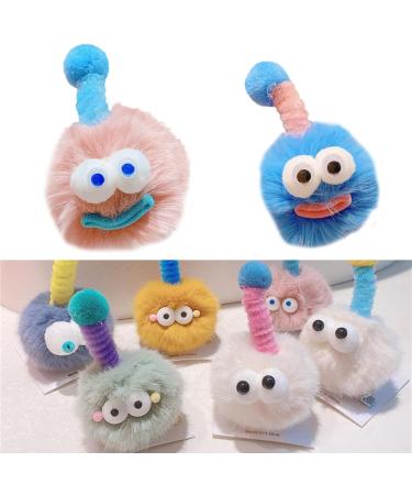 xbiez Plush Pompoms Shape Hairpins Hot Girls Cartoon Hair Clip Carnival Photography Hair Clip for Woman Ponytail Hair Clip 13 - Buy Online on GoSupps.com
