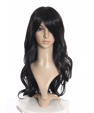 Shop Prettyland Ladies 70cm Long Curly Wavy Natural Everyday Wig in Black C086 - International Shipping Available - Buy Online on GoSupps.com