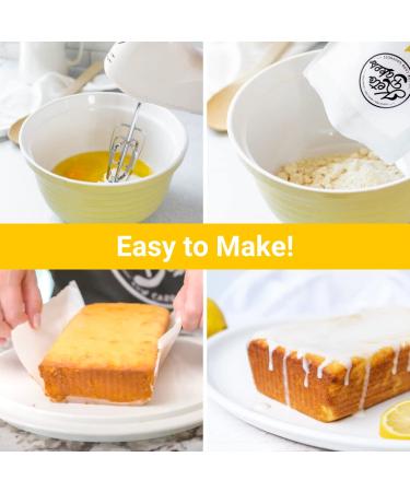 KetoBakes Low Carb Iced Lemon Loaf Mix - Gluten Free & Diabetic Friendly - 2g Net Carbs - Clean Keto Baking Mix - Easy to Bake - Non-GMO Dairy Free & Wheat Free - 9.1 Ounce - Buy Online on GoSupps.com