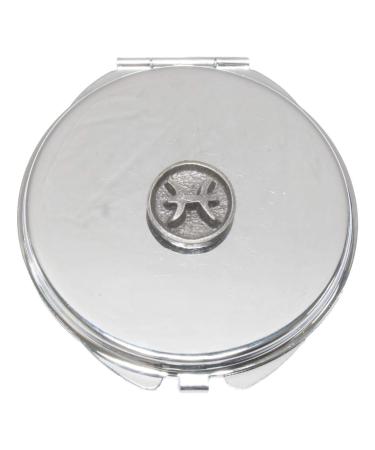 Pisces Zodiac Compact Mirror Handbag Gift With Free Engraving 278