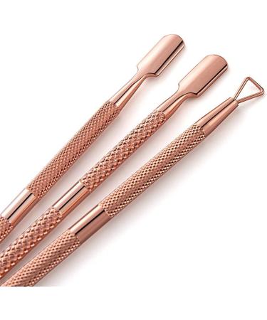 SCUDGOOD Durable Pedicure Manicure Tools For Fingernails Toenails Cuticle & Nail Care Set Stainless Steel Cuticle Pusher Spoon S Nail Cuticle Pusher Dual-end Cuticle Pusher - Buy Online on GoSupps.com