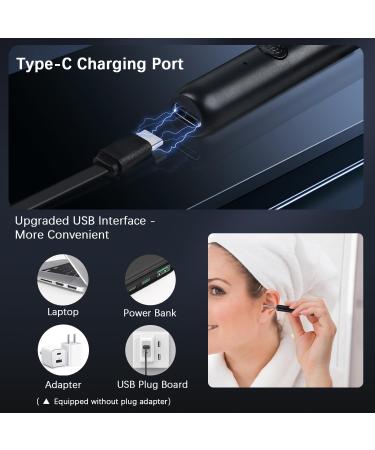 KUIIYER Ear Camera - 1080P WiFi Ear Cleaner Kit for Blackhead & Earwax Removal | Wireless Otoscope for iPhone & Android - Buy Online on GoSupps.com