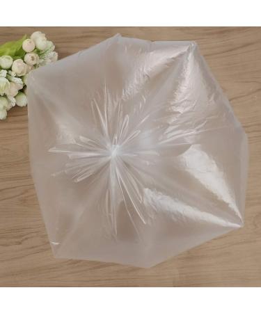 Ponpong 1.2 Gallon Clear Kitchen Trash Bags Garbage Bags Waste Bags 150 Bags/6 Rolls - Buy Online on GoSupps.com