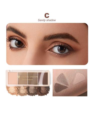 UOCK Highly Pigmented Matte & Pearlescent Four-Color Eyeshadow Palette - Long-Lasting Waterproof Makeup - Buy Online on GoSupps.com