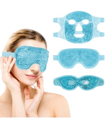 Xeerun 4 piece of eye mask cooling gel cool mask eyes eye mask with gel pearls cool mask reusable cooling eye mask cooling sleeping mask ice mask for dark circles swollen