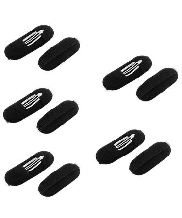10PCS Sponge Bump It Up Volume Hair Clip Magic Hair Base Styling Insert Tool Hair Cushion Padding Bun Maker Hair Accessories for Women Girls
