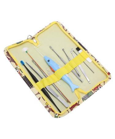 Professional Luminous Earpick Set - 10Pcs Earwax Remover Tweezers for Body Health Care - Buy Online on GoSupps.com
