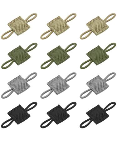 Pilikoll 12 piece binding retainer belt strap buckle system accessories for tactical backpack vest tactical vest belt strap with buckle moll pocket buckle tactical for tactical backpack