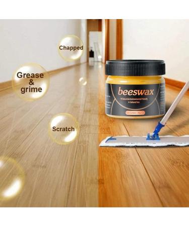 Natural Beeswax Furniture Polish 3oz - Wood Seasoning Beeswax for Furniture, Floors & More - Buy Online on GoSupps.com