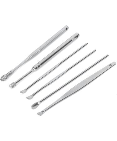 6Pcs Stainless Steel Ear Wax Pickers Removal Kit with Box - Ear Wax Remover Cleaning Tool - Buy Online on GoSupps.com