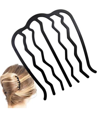 Metal Hair Combs - Plain French Side Hair Combs Elegant Wedding Hair Acessories | Cute Strong Bun Side Combs Decorative Comb Hair Veil Teeth Hair Combs for Daily Use Special Event - Buy Online on GoSupps.com