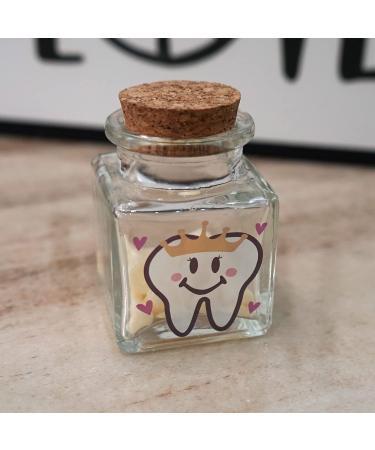 HAMUIERS Baby Tooth Fairy Box - Glass Tooth Holder for Kids First Teeth, Keepsake Gift for Girls - Buy Online on GoSupps.com