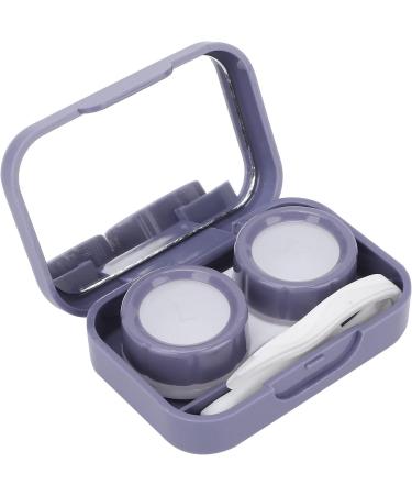 Dewin Sweet Portable Travel Contact Lens Container - Light Purple Soaking Storage Box & Set - Buy Online on GoSupps.com