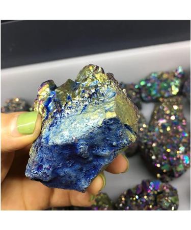 Natural Quartz Electroplated Purple and Yellow Crystal Cluster Specimen Geography Teaching Stones Home Decor Home Collections (Size : 200-250g) - Buy Online on GoSupps.com