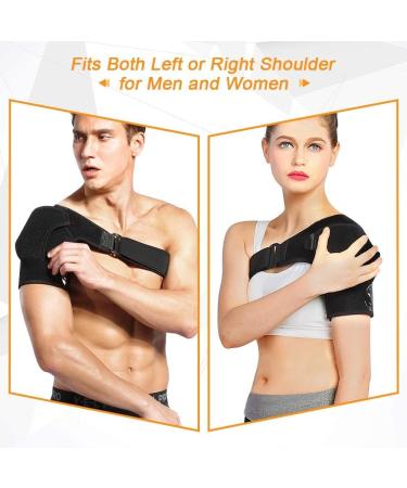 Yosoo Shoulder Brace Breathable Neoprene Support with Adjustable Strap for Men & Women Pressure Version - Buy Online on GoSupps.com