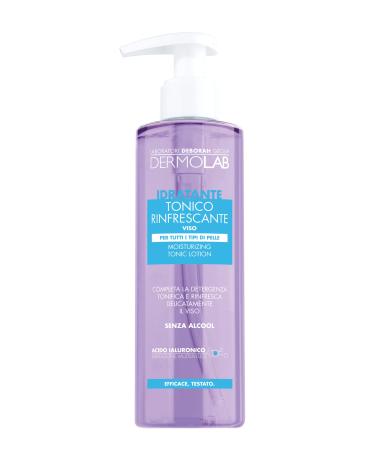 Dermolab Moisturizing and refreshing facial toner for all skin types with hyaluronic acid pool firming effect cleanses the skin without alcohol 200 ml