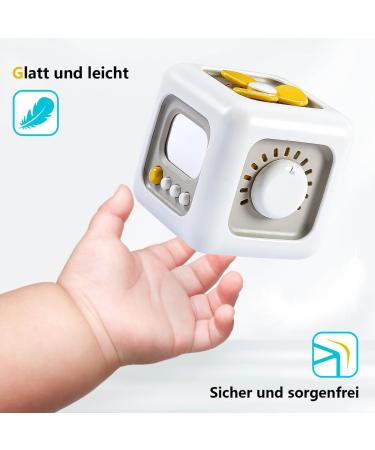 Shop KMMIFF Montessori Toy for 1 Year+ | Switch Fan Mirror Buttons & Fidget Motor Cube for Learning - Buy Online on GoSupps.com