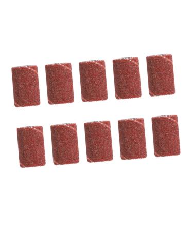 Beaupretty Faux Nails Ring Head Polisher nail polisher nail sanding bands nail sanding ring nail manicure tools nail drill head drill sanding bands drill bits for nails nail polish Drill medium Brown