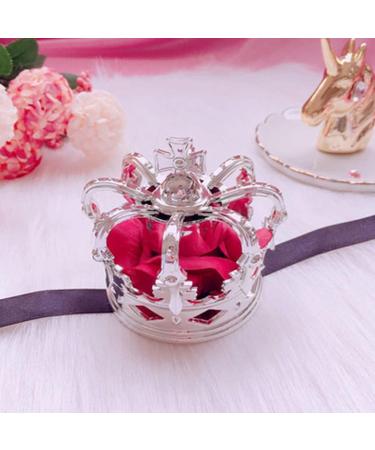 amangul Princess 3D Crown Artificial Rose Flower Cosplay Hair Accessories(Golden Crown Red Rose) - Buy Online on GoSupps.com