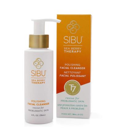 Sibu Beauty Sea Berry Therapy Polishing Facial Cleanser Sea Buckthorn Oil T7 4 fl oz (118 ml)