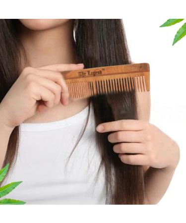 Legend Organic Neem Wood Comb | Natural Neem Comb for Healthy Hair - Buy Online on GoSupps.com
