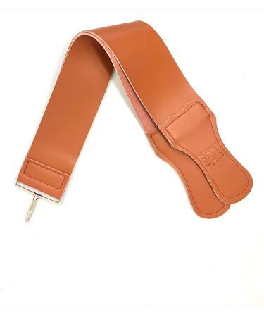 G.B.S Straight Razor Leather Strop Sharpening Strap 2.5 X 23.5 - Dual Cowhide Straps for Razor Knives & Kitchen Cutlery - Swivel Clip for Sharp Blades - Buy Online on GoSupps.com