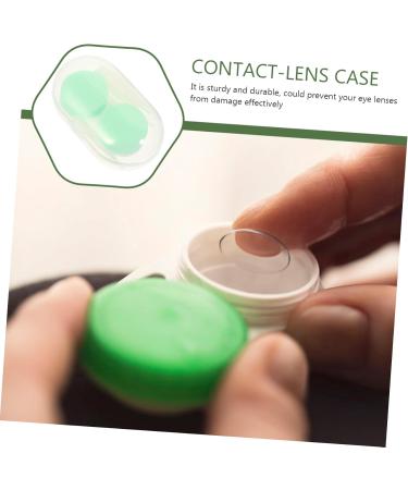 Buy Healeved 6-Sentence Contact Lens Container Travel Case - Practical Organizer for Mini Lens Glossy Travel Set & Holder - Ideal for Eyes - Buy Online on GoSupps.com