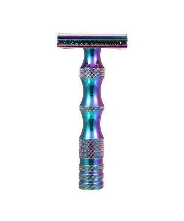 Layhou Men's Manual Adjustable Double-Sided Razor | Classic Multi-Colored Shaving Tool for Smooth Hair Removal - Buy Online on GoSupps.com