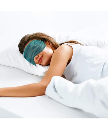 4-Piece Kids Silk Sleep Mask Set - Adjustable Strap Eye Masks for Travel & Relaxation in Dark Green, Royal Blue, Purple & Coffee - Buy Online on GoSupps.com