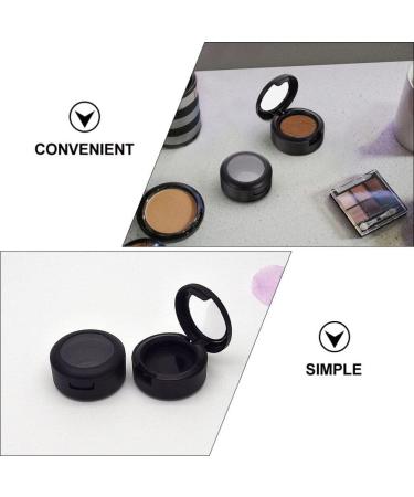 CALLARON 6Pcs Round Eyeshadow Boxs Empty Eyeshadow Case Eye Shadow Replacement Box Mini Portable Makeup Box with Lid - Buy Online on GoSupps.com