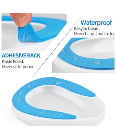 MINIVON Bedpan Cushion - Waterproof Soft Foam Pad for Elderly and Disabled - Non Slip Padded Potty Mats - 2 Pcs Pack - Buy Online on GoSupps.com