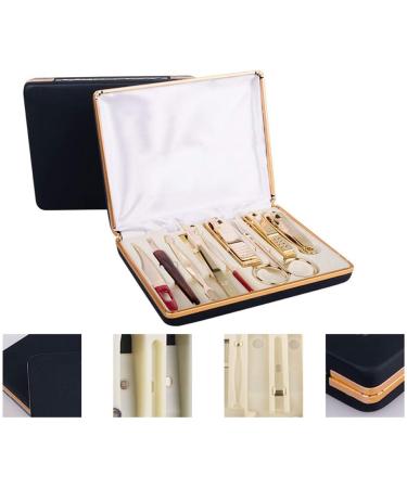 Nail Sets Nail Care Golden Stainless Steel Set Adult Oblique Scissors Nail File Beauty Scissors Travel Beauty Care Tool 9 Sets - Buy Online on GoSupps.com